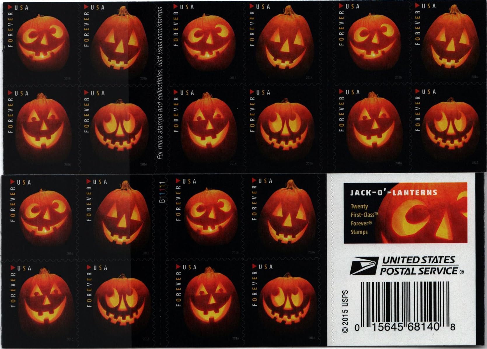 Happy Halloween 2016-2021 - USTAMPS