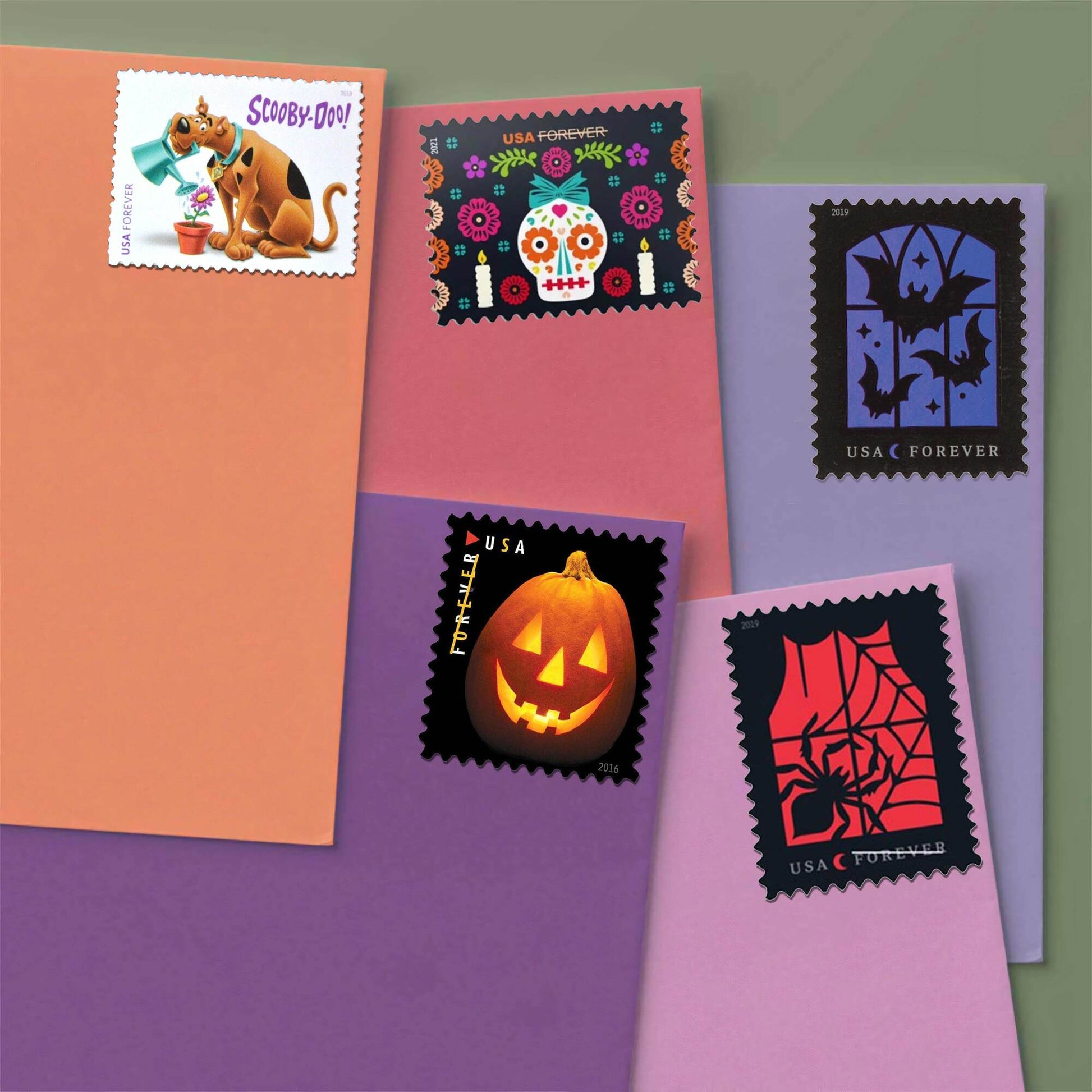 Happy Halloween 2016-2021 - USTAMPS