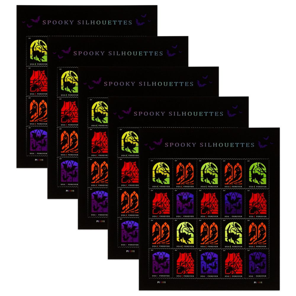 Spooky Silhouettes Halloween 2019 - USTAMPS