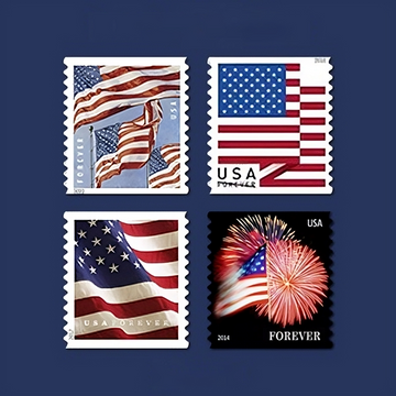 American Flag Stamp