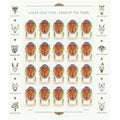 Lunar New Year Of The Tiger 2022 - 5 Sheets / 100 Pcs