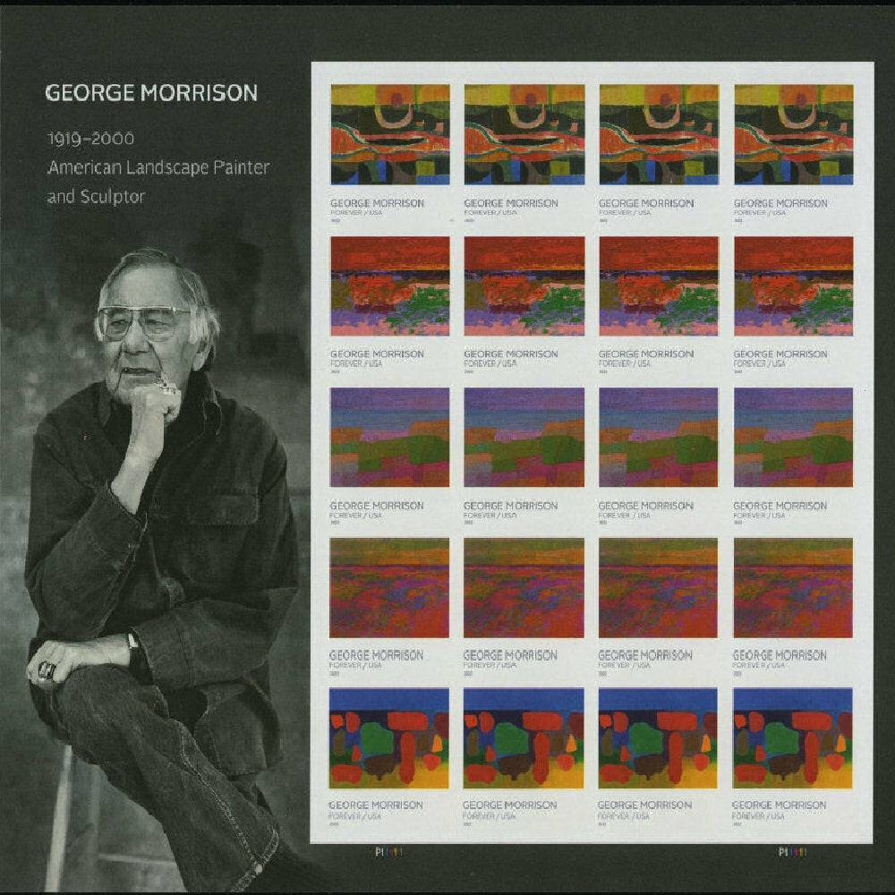 George Morrison 2022 - 5 Sheets / 100 Pcs