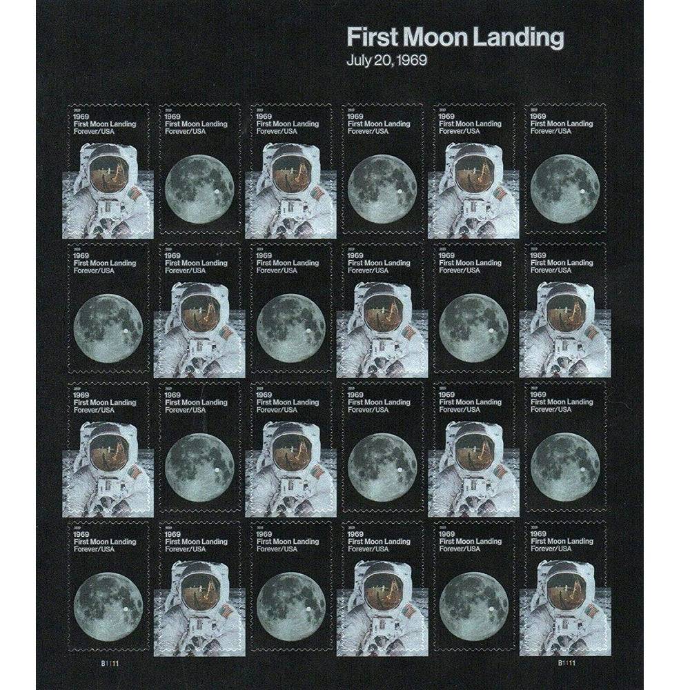 First Moon Landing 2019 - 5 Sheets / 120 Pcs - USTAMPS