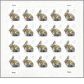 Brush Rabbit 2021 - 5 Sheets / 100 Pcs - USTAMPS