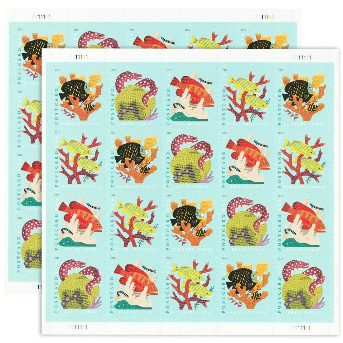 Postcard Stamps Bundle