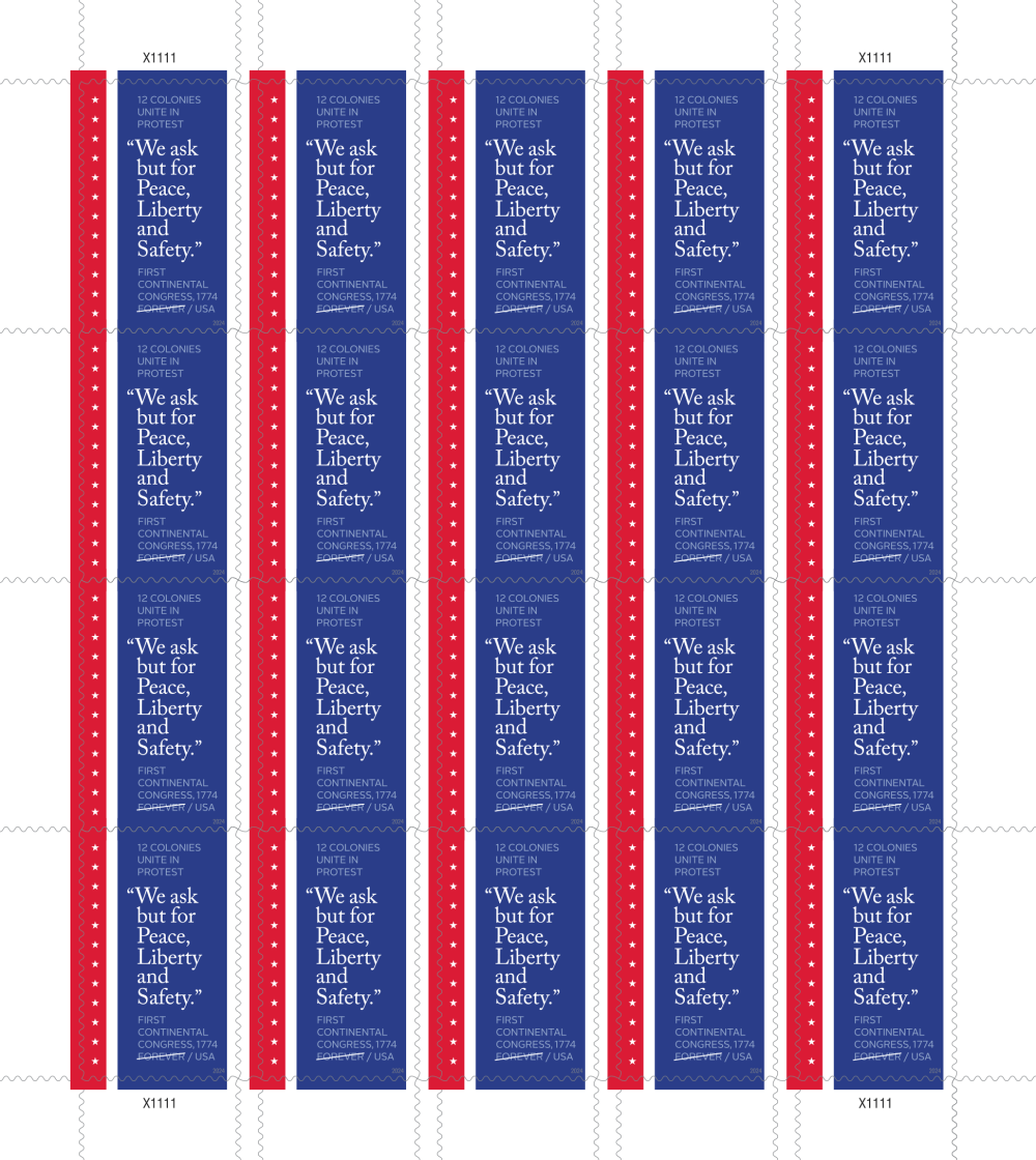 First Continental Congress, 1774 - USTAMPS