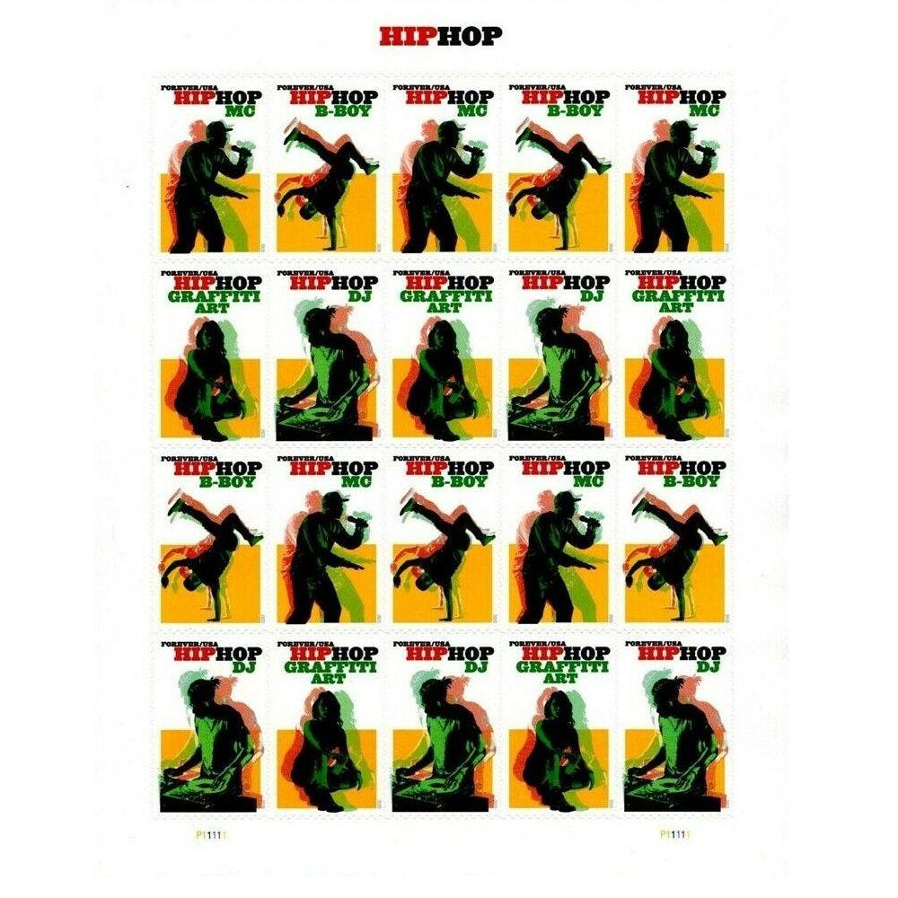 Hip Hop 2020 - 5 Sheets / 100 Pcs