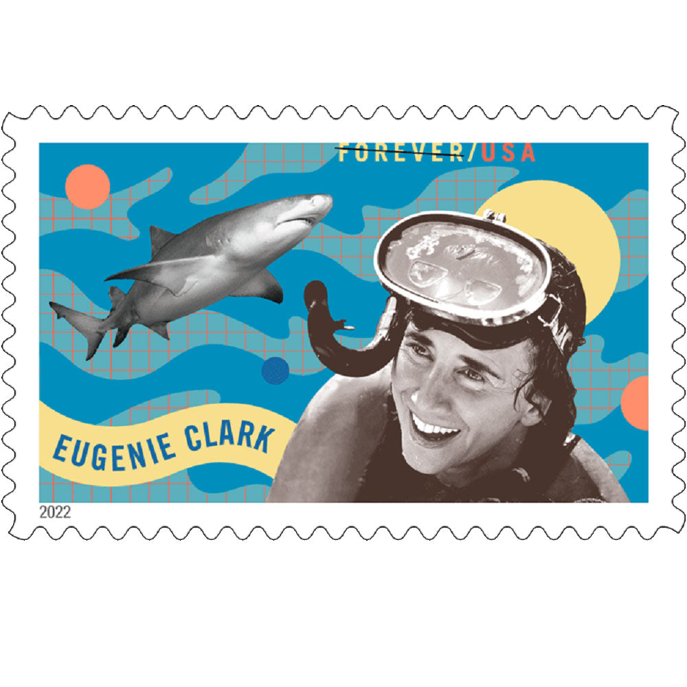 Eugenie Clark 2022 - 5 Sheets / 100 Pcs - USTAMPS
