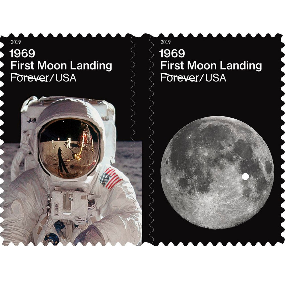 First Moon Landing 2019 - 5 Sheets / 120 Pcs - USTAMPS