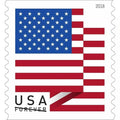 Flag 2018 Roll - 1 Roll / 100 Pcs - USTAMPS