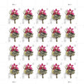 Contemporary Boutonniere 2020 - 5 Sheets / 100 Pcs - USTAMPS