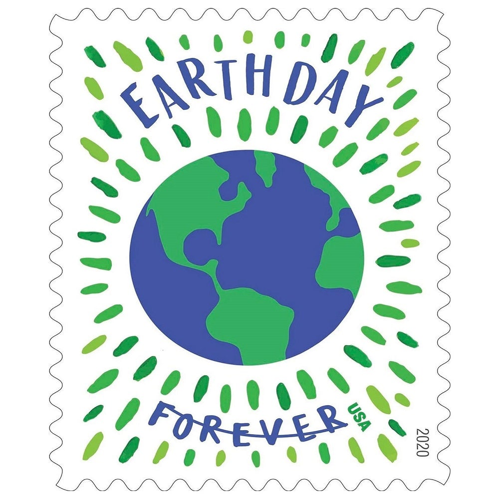 Earth Day 2020 - 5 Booklets / 100 Pcs - USTAMPS